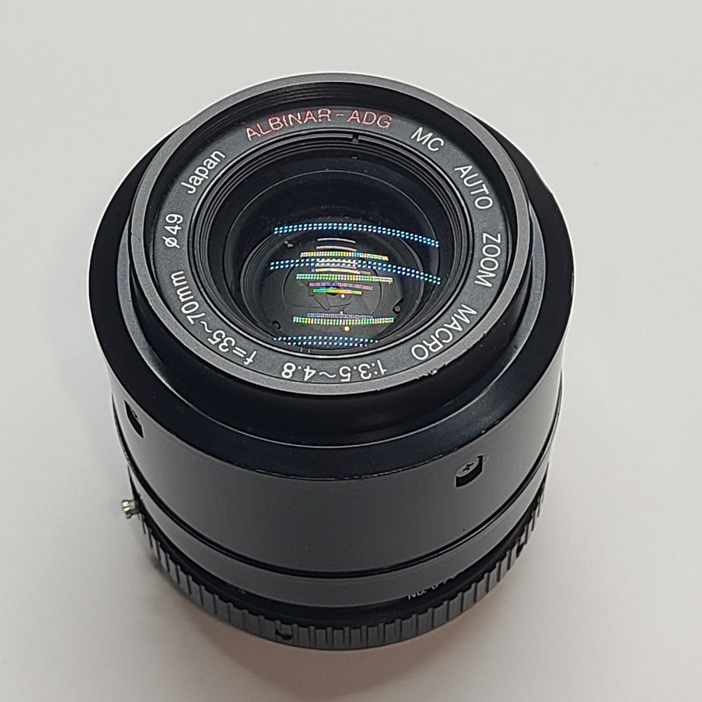 Albinar ADG MC Auto Zoom Macro 35 70mm f 3.5‎ 4.8 Camera Lens PIK R PIK Mount
